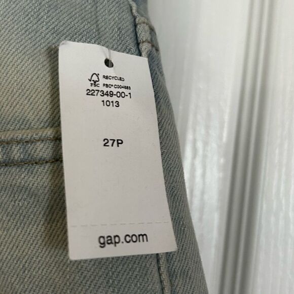 Gap 1969 Sexy‎ Boyfriend Denim Jean Shorts 27P bleached vintage blue 70s 60s NWT - Picture 3 of 15